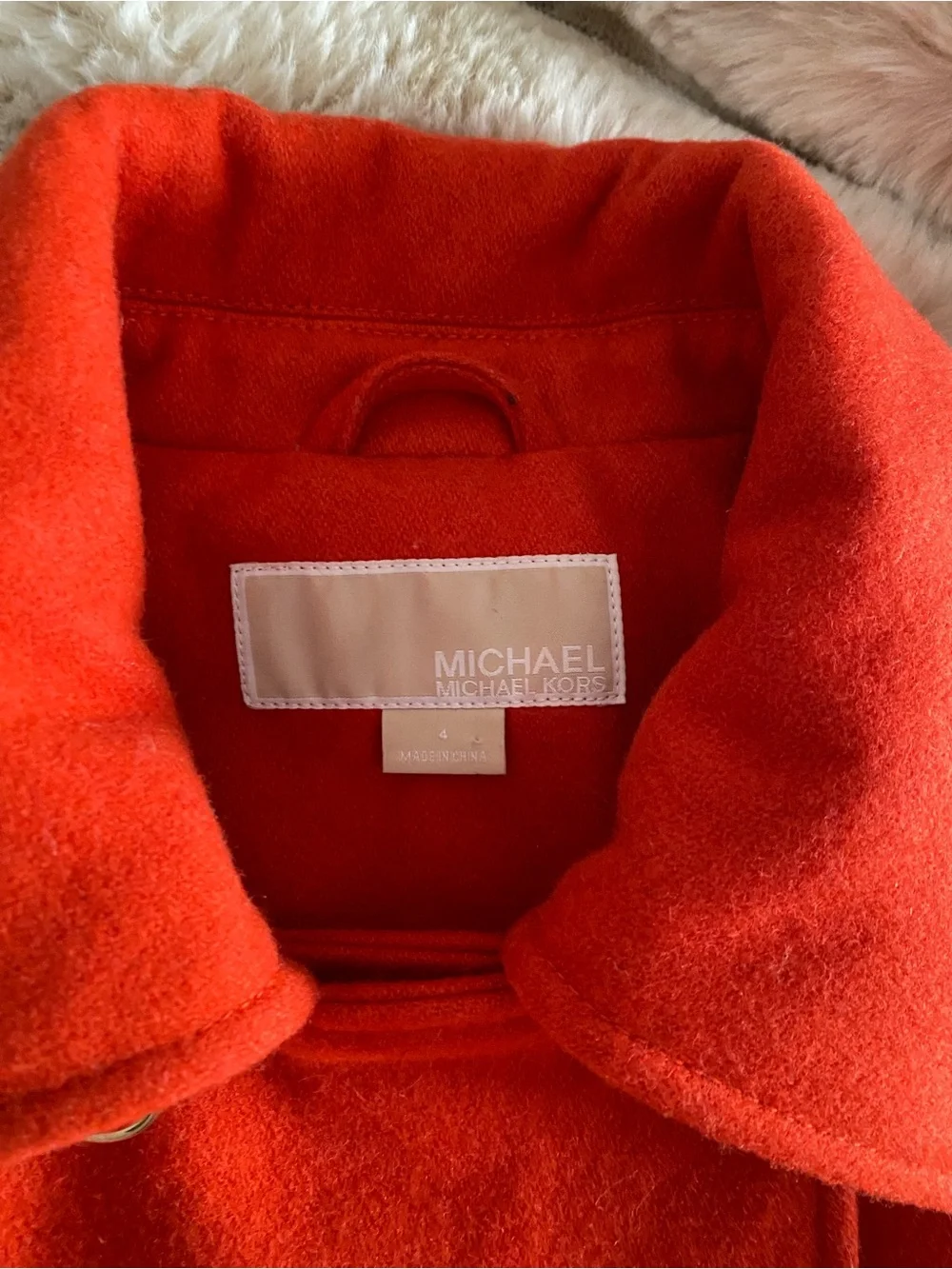 Michael Kors Coral double-breasted Trench coat